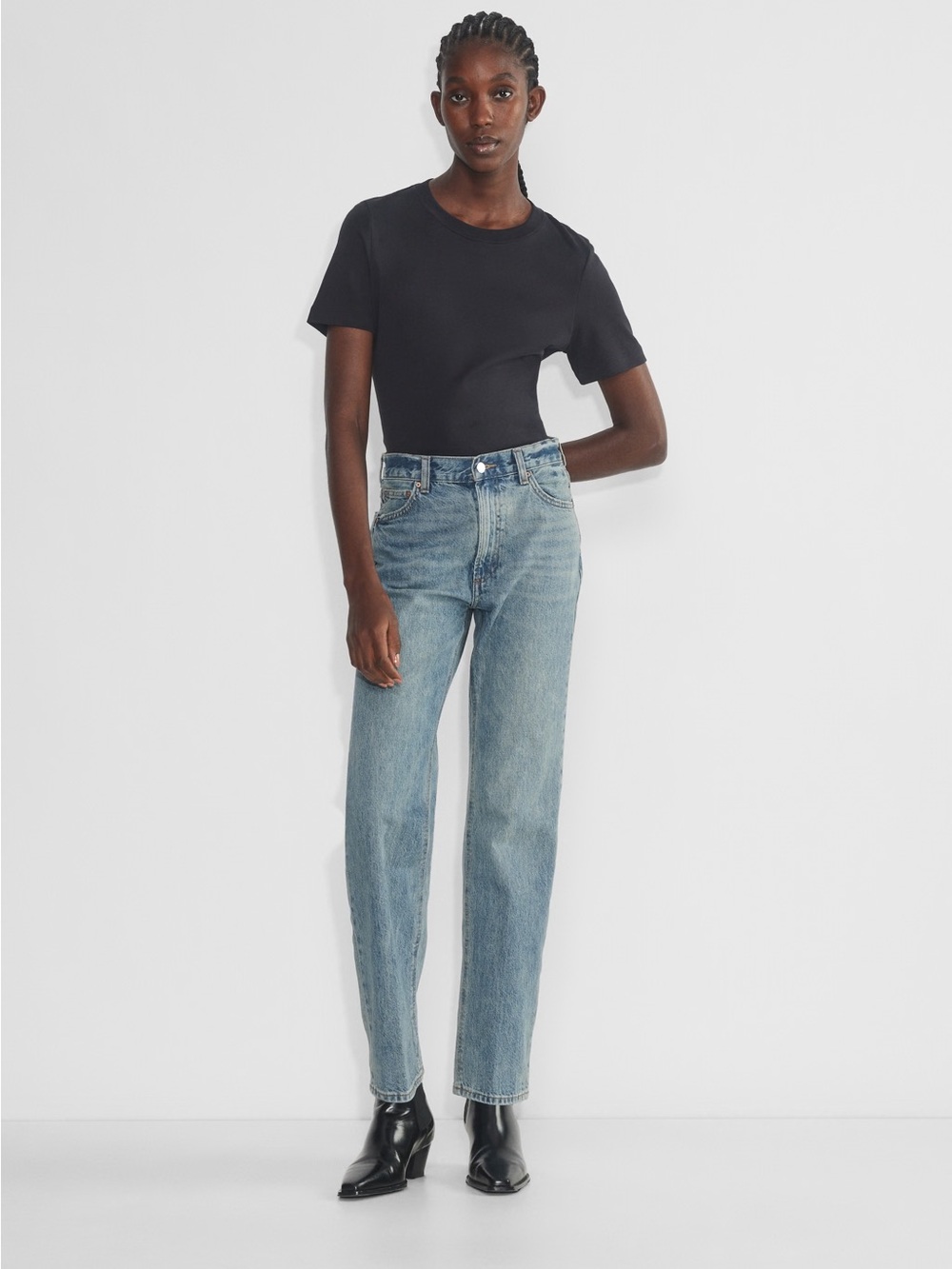Aritzia Denim Forum 90’s Classic Mid Straight Jean